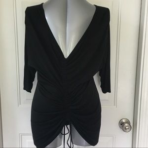 Gap top with cinched back